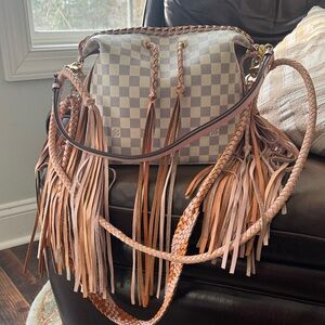 Louis Vuitton Noe by Leather & Vodka Cream Damier